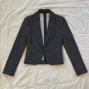 Amanda + Chelsea geometric fitted blazer